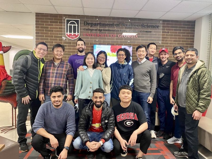 Lab group at the Department of Poultry Science